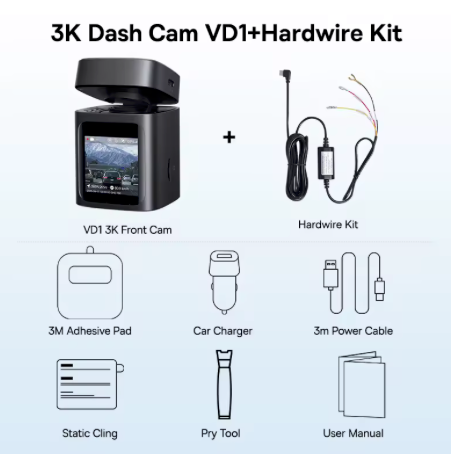 Baseus 3K DashCam VD1