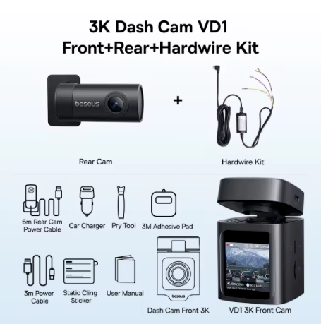 Baseus 3K DashCam VD1