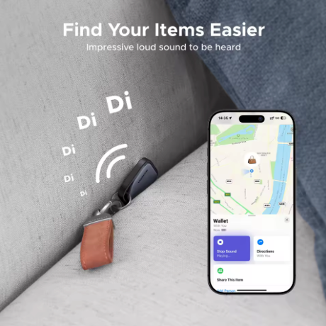 UGREEN Smart Tag Bluetooth Tracker para iPhone (Apple Find My)
