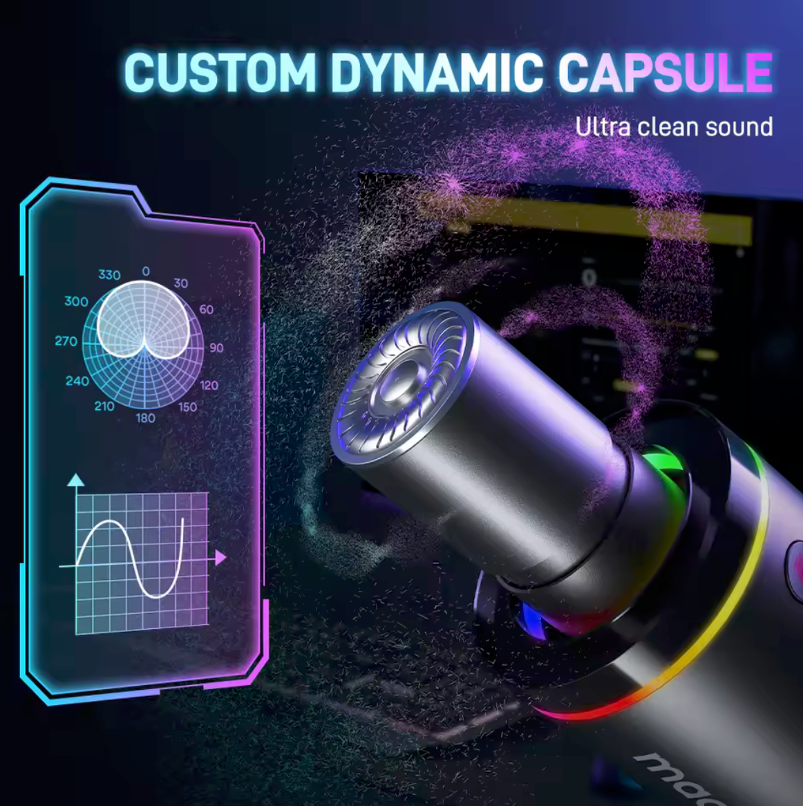 Maono PD200X Micrófono Dinámico XLR/USB