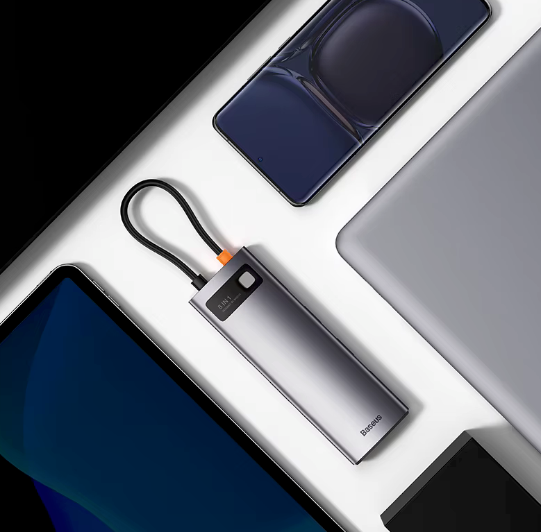 Baseus USB Type-C HUB 8 en 1