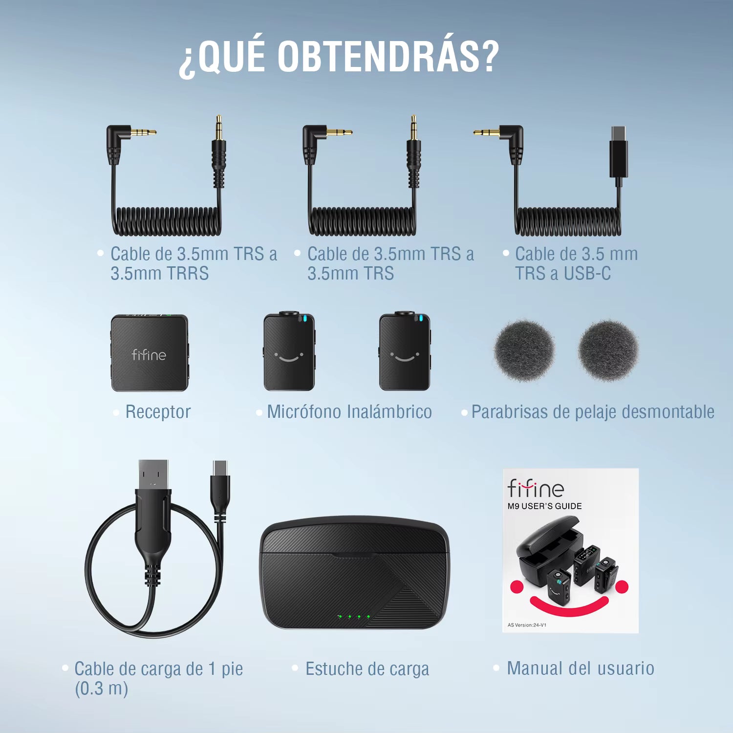 Micrófono Lavalier Fifine M9