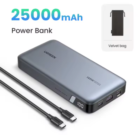UGREEN Power Bank 140W con Carga Rápida PD