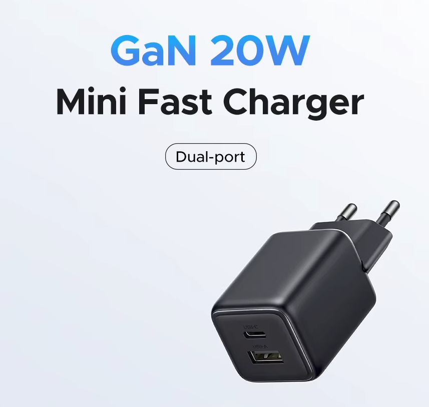 UGREEN Cargador GaN Mini 20W USB-C PD3.0 QC3.0