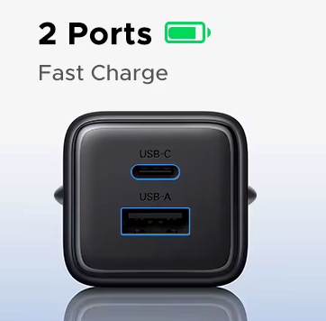 UGREEN Cargador GaN Mini 20W USB-C PD3.0 QC3.0