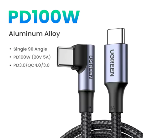 UGREEN Cable USB-C 100W con Chip E-Marker 5A PD