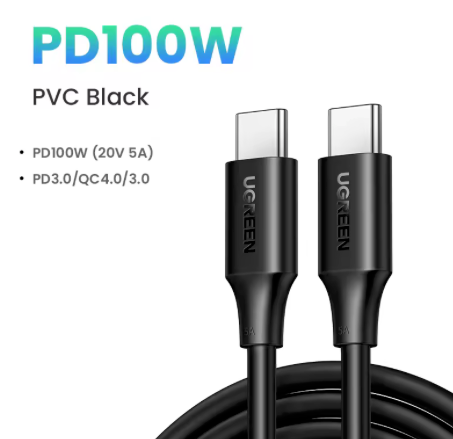 UGREEN Cable USB-C 100W con Chip E-Marker 5A PD