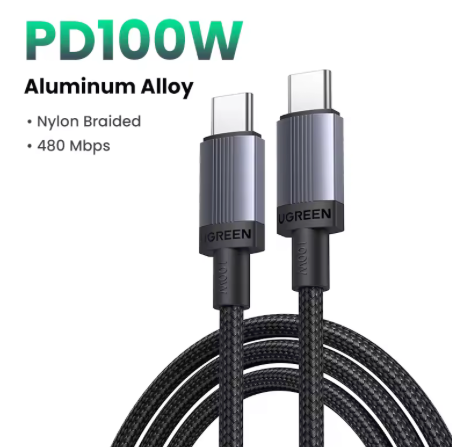 UGREEN Cable USB-C 100W con Chip E-Marker 5A PD