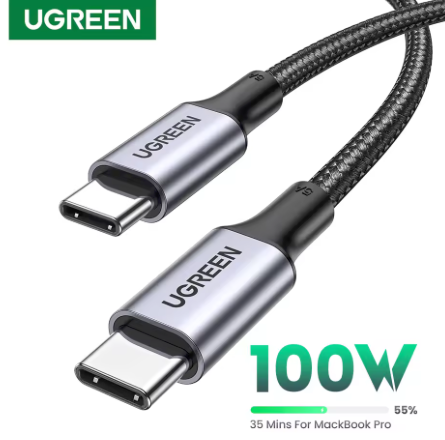 UGREEN Cable USB-C 100W con Chip E-Marker 5A PD